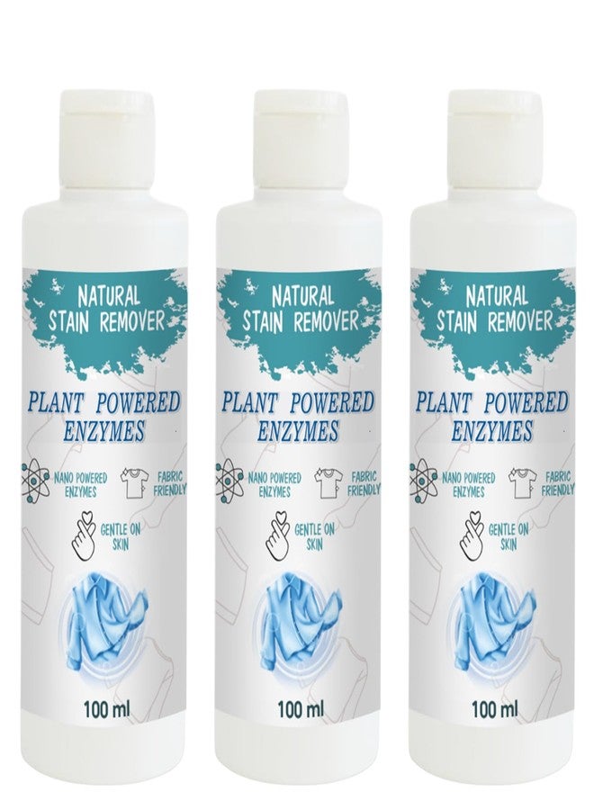 مزيل بقع الأقمشة من توفوس | محلول تنظيف للملابس والأقمشة والمفروشات والمناشف والستائر وأغطية الأسرة والملابس اليومية القابلة للغسل | عبوة من 3 قطع | 100 مل لكل قطعة - Image 1